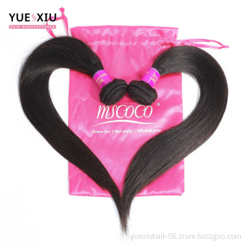 Wholesa No Shedding Tangle  9A 10A 12A Grade 1 donor 100% Virgin Brazilian Human Hair Bundles with Lace Closure for black women
